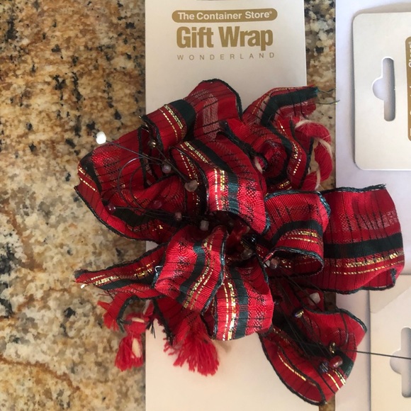 Christmas bows set of 5 - Picture 3 of 3